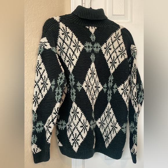 Vintage Jones New York Green Knit Sweater - Picture 3 of 5